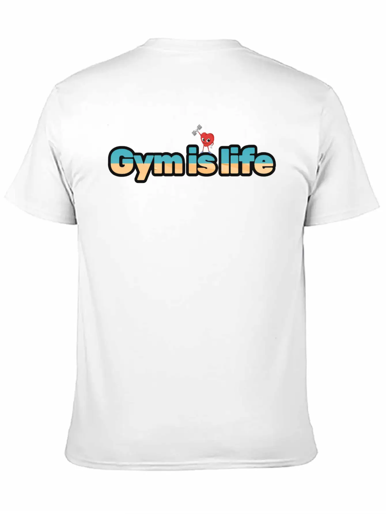 Gym Is Life For Gym Lover Modern Fit Casual T-Shirt – Clean And Versatile Design