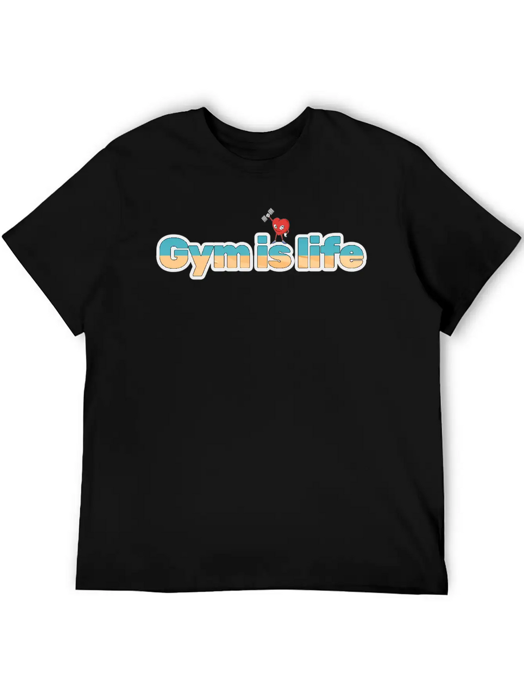 Gym Is Life For Gym Lover Modern Fit Casual T-Shirt – Clean And Versatile Design
