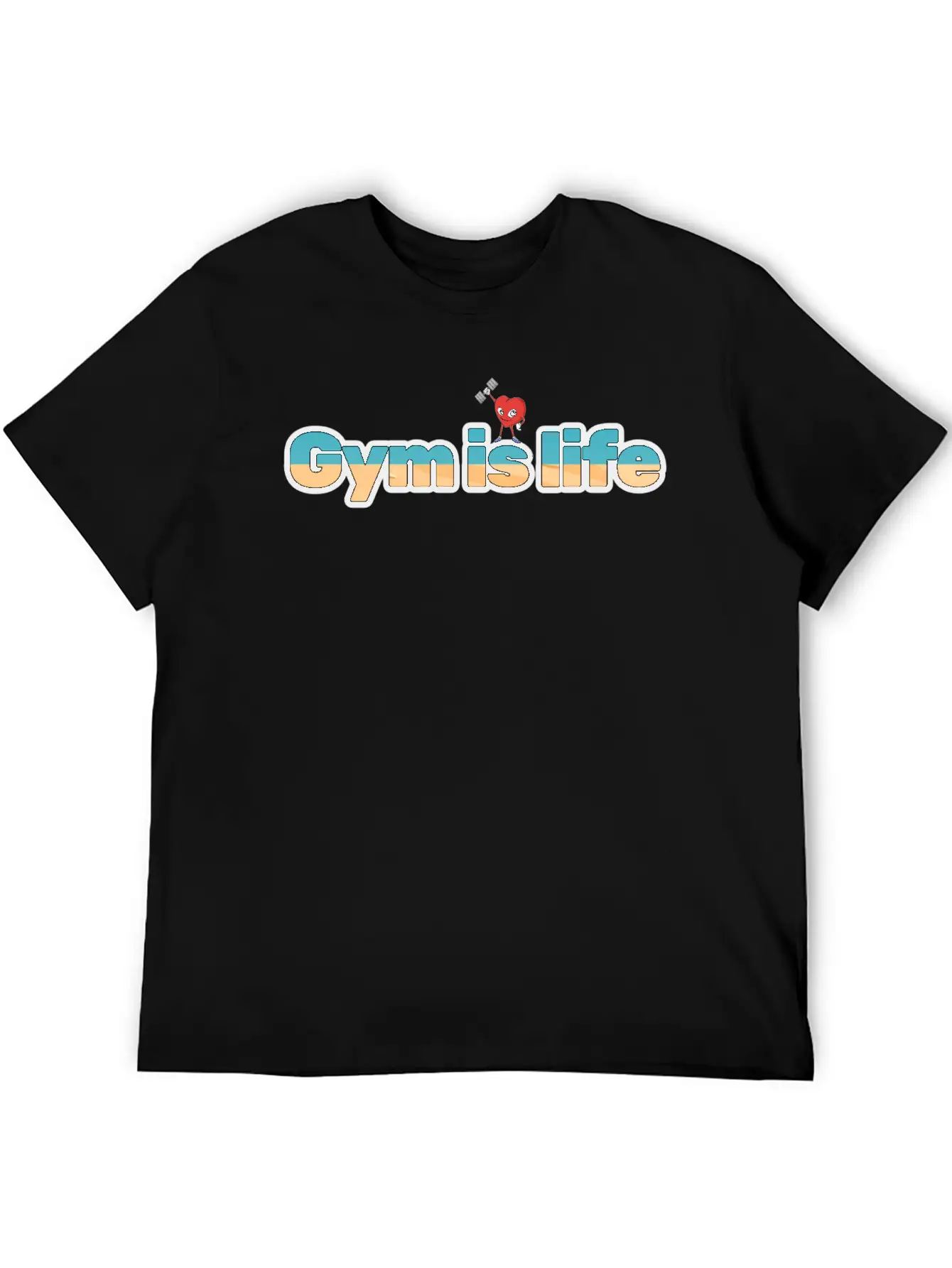 Gym Is Life For Gym Lover Modern Fit Casual T-Shirt – Clean And Versatile Design