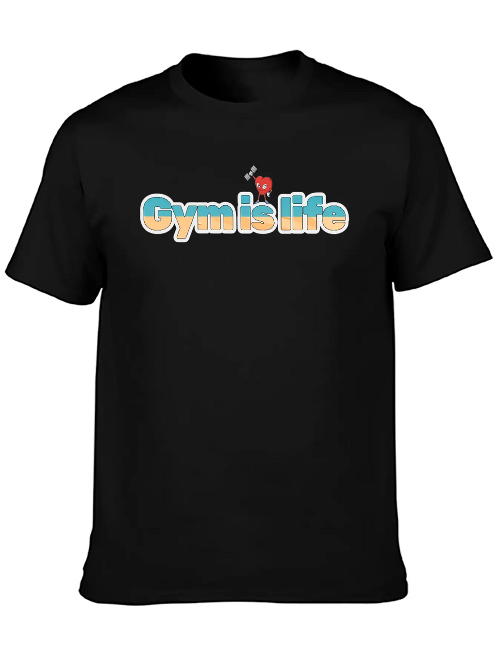 Gym Is Life For Gym Lover Modern Fit Casual T-Shirt – Clean And Versatile Design