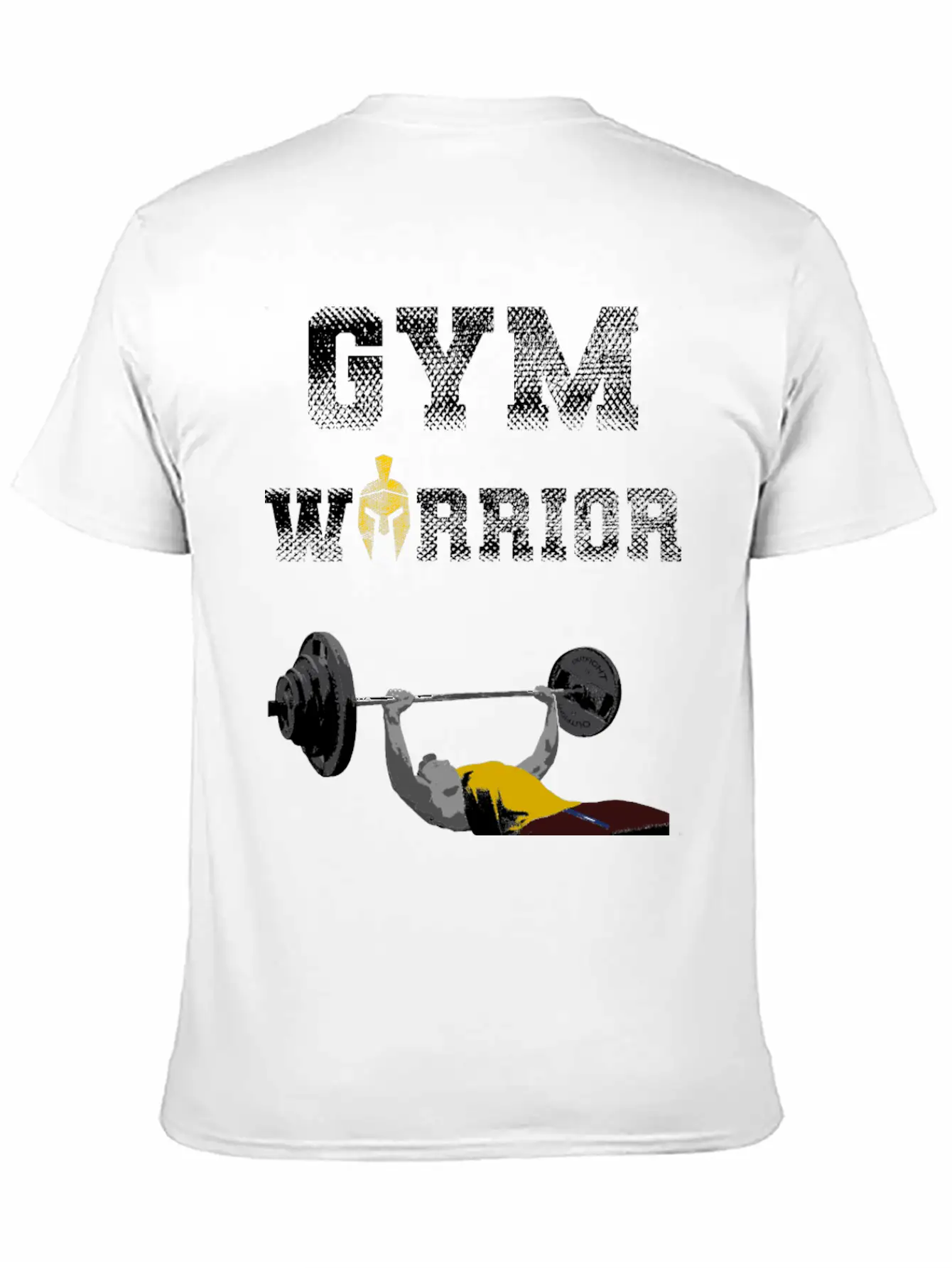 Gym Warrior At Bench Press In Gym Workout Breathable Graphic T-Shirt – Perfect For Casual Days