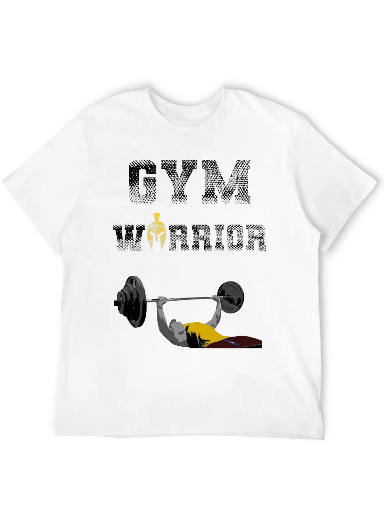 Gym Warrior At Bench Press In Gym Workout Breathable Graphic T-Shirt – Perfect For Casual Days