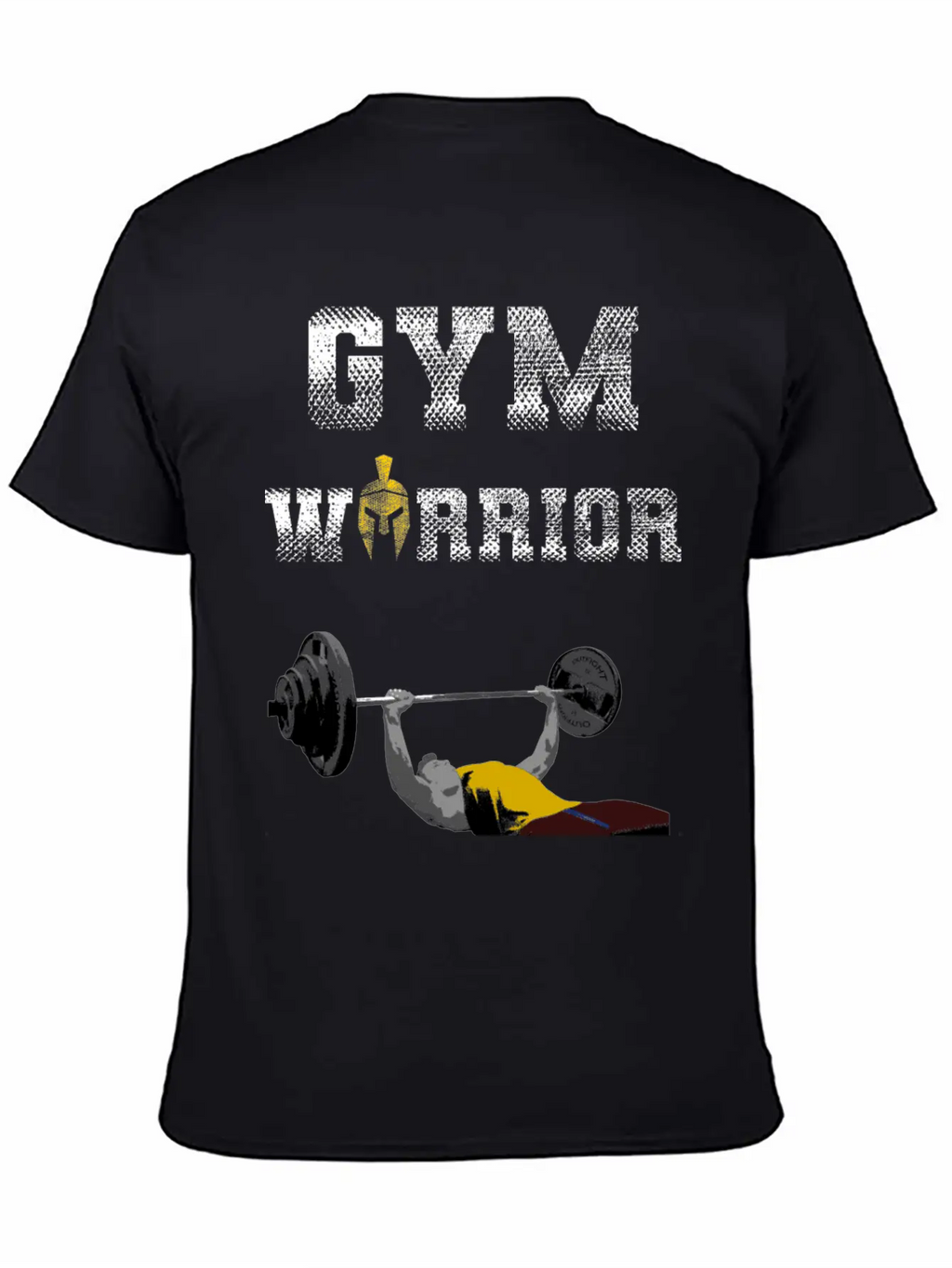 Gym Warrior At Bench Press In Gym Workout Breathable Graphic T-Shirt – Perfect For Casual Days