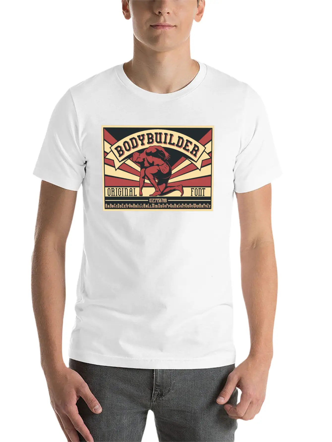 Gym Workout Bodybuilder Breathable Soft Cotton T-Shirt – Timeless Casual Look
