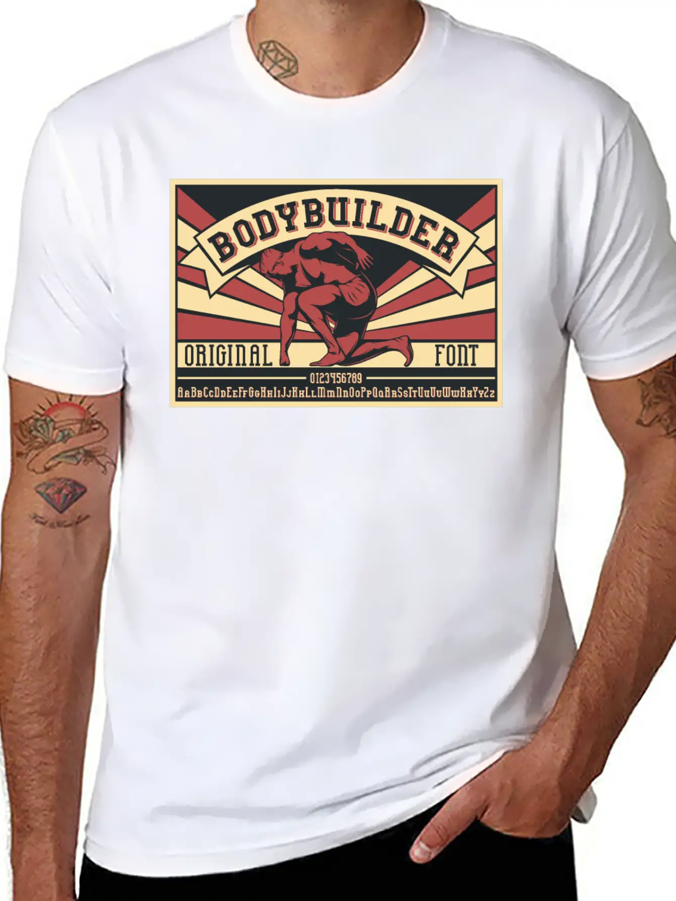 Gym Workout Bodybuilder Breathable Soft Cotton T-Shirt – Timeless Casual Look