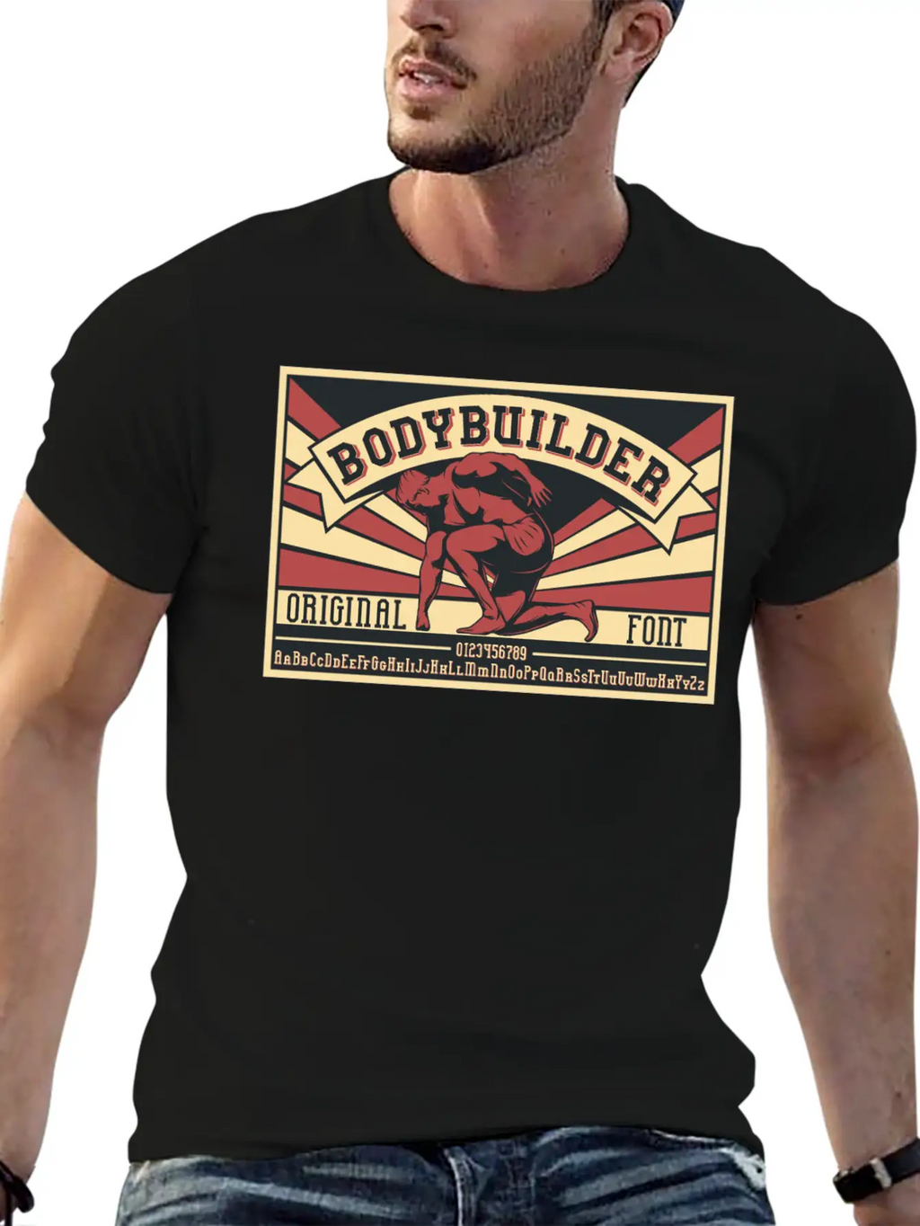 Gym Workout Bodybuilder Breathable Soft Cotton T-Shirt – Timeless Casual Look