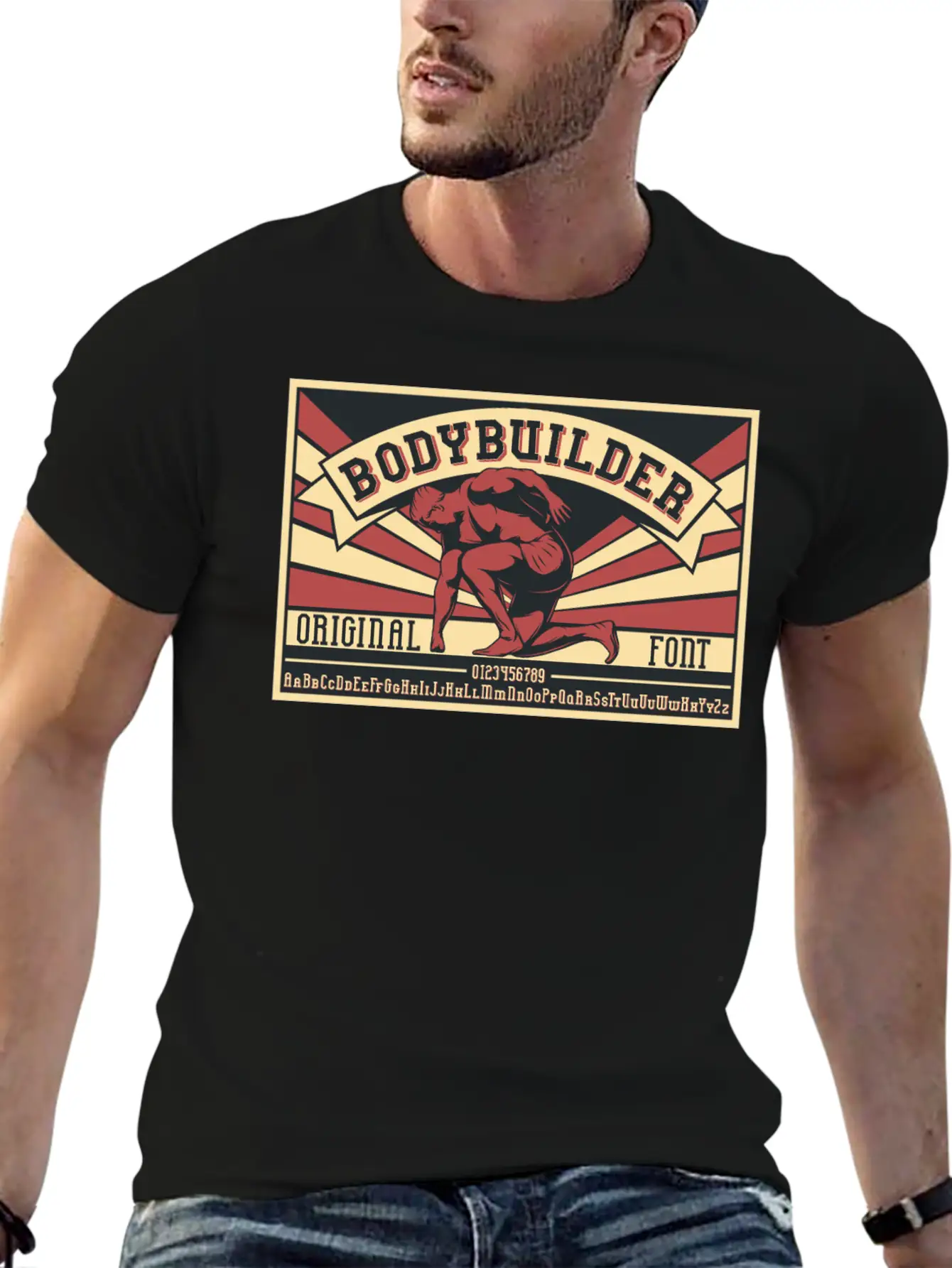 Gym Workout Bodybuilder Breathable Soft Cotton T-Shirt – Timeless Casual Look