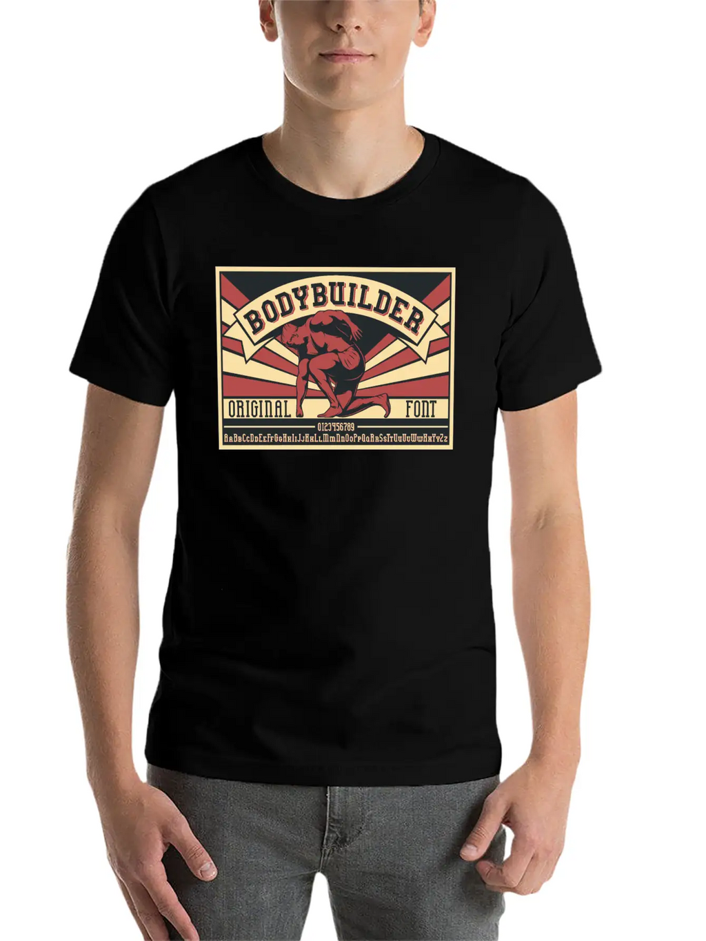 Gym Workout Bodybuilder Breathable Soft Cotton T-Shirt – Timeless Casual Look