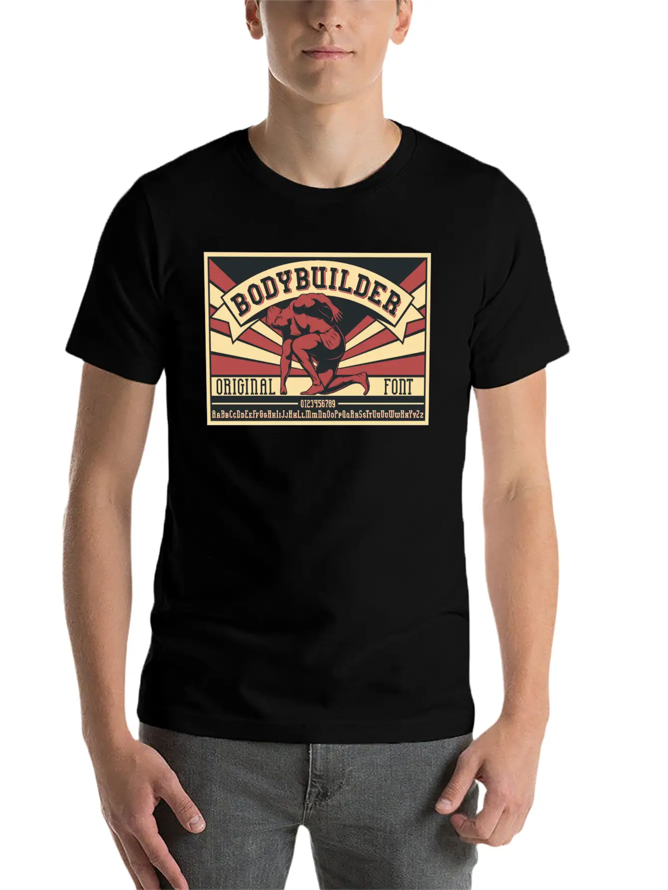 Gym Workout Bodybuilder Breathable Soft Cotton T-Shirt – Timeless Casual Look
