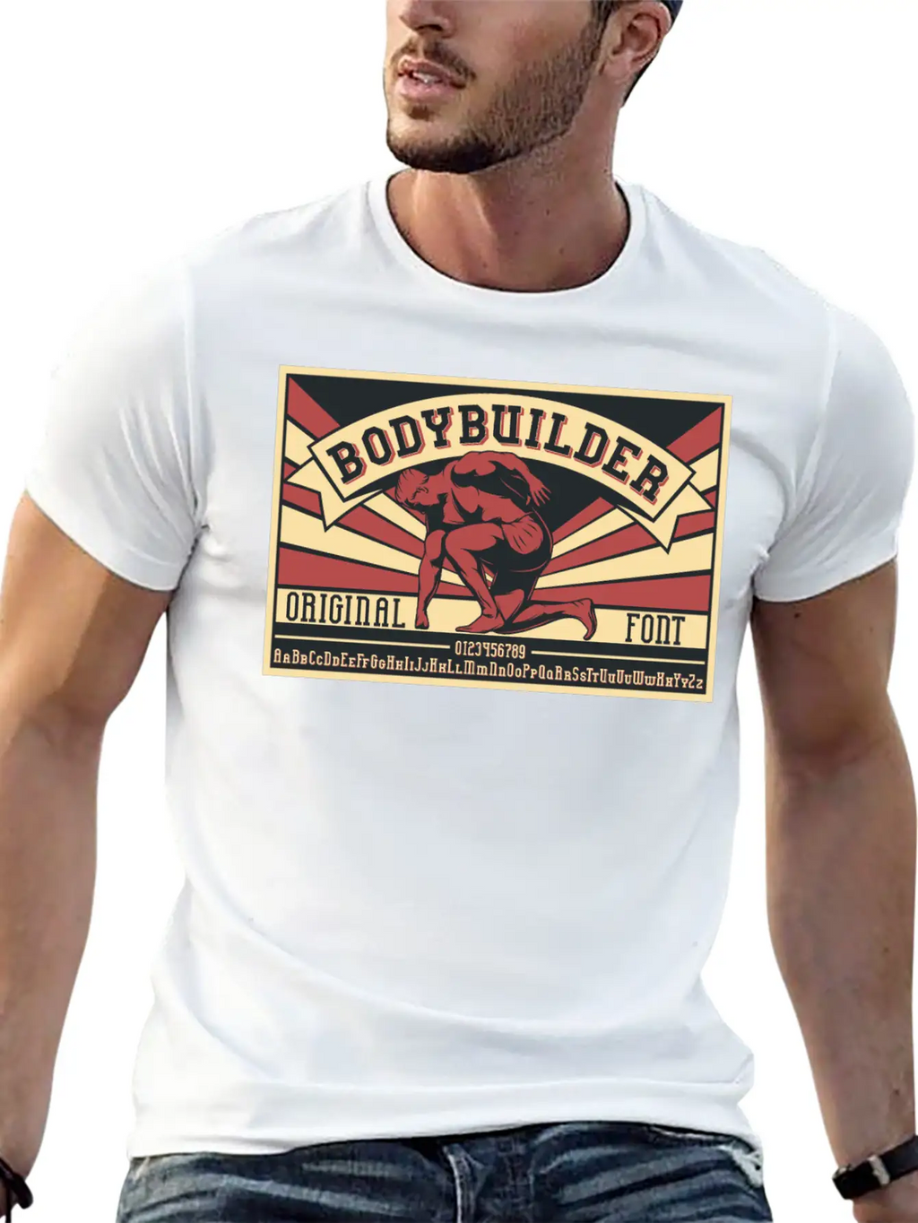 Gym Workout Bodybuilder Breathable Soft Cotton T-Shirt – Timeless Casual Look