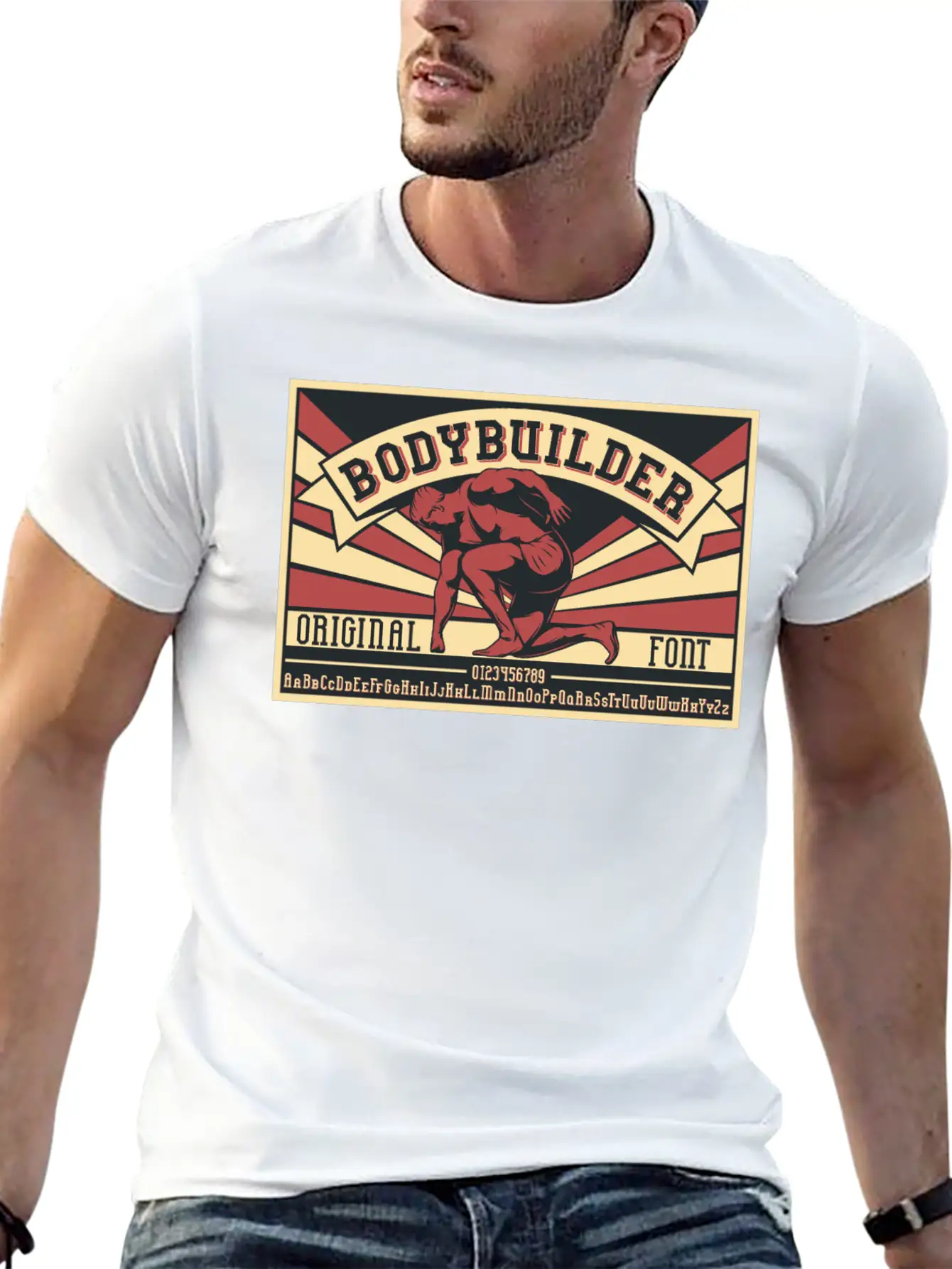 Gym Workout Bodybuilder Breathable Soft Cotton T-Shirt – Timeless Casual Look