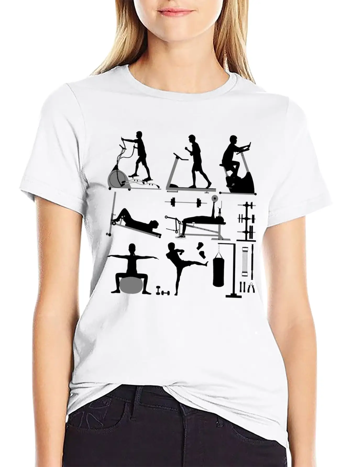 Gym Workout Exercise Stylish Everyday T-Shirt – Unisex Basic Cotton Tee