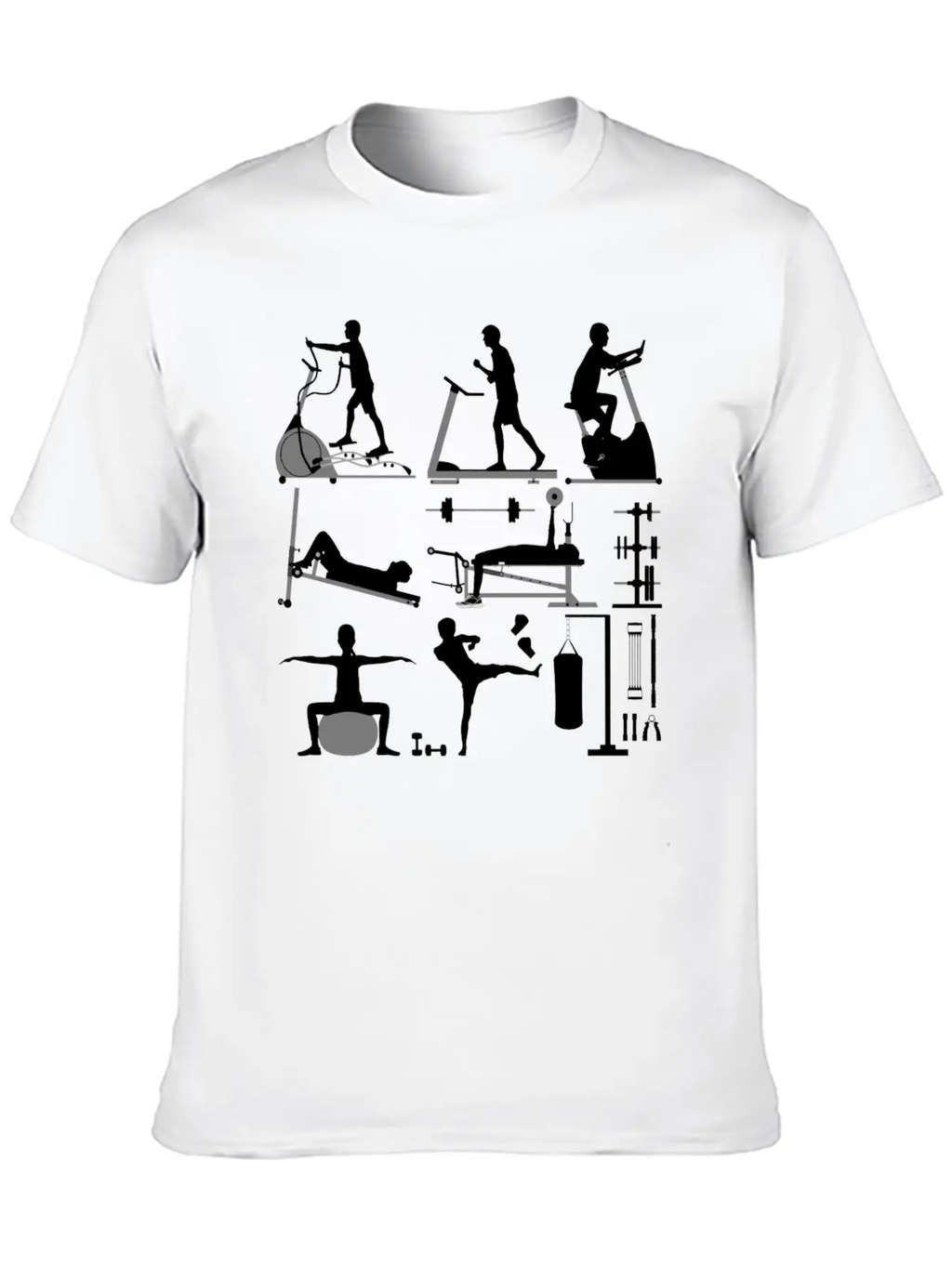 Gym Workout Exercise Stylish Everyday T-Shirt – Unisex Basic Cotton Tee