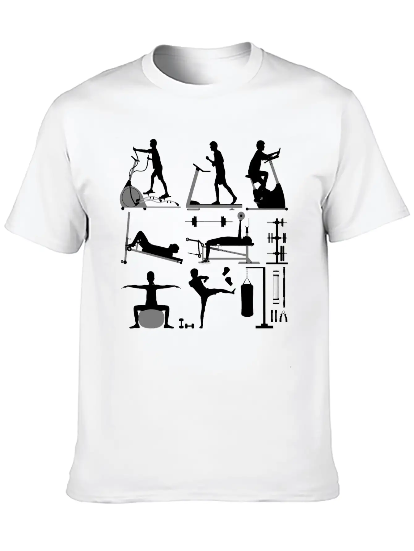 Gym Workout Exercise Stylish Everyday T-Shirt – Unisex Basic Cotton Tee
