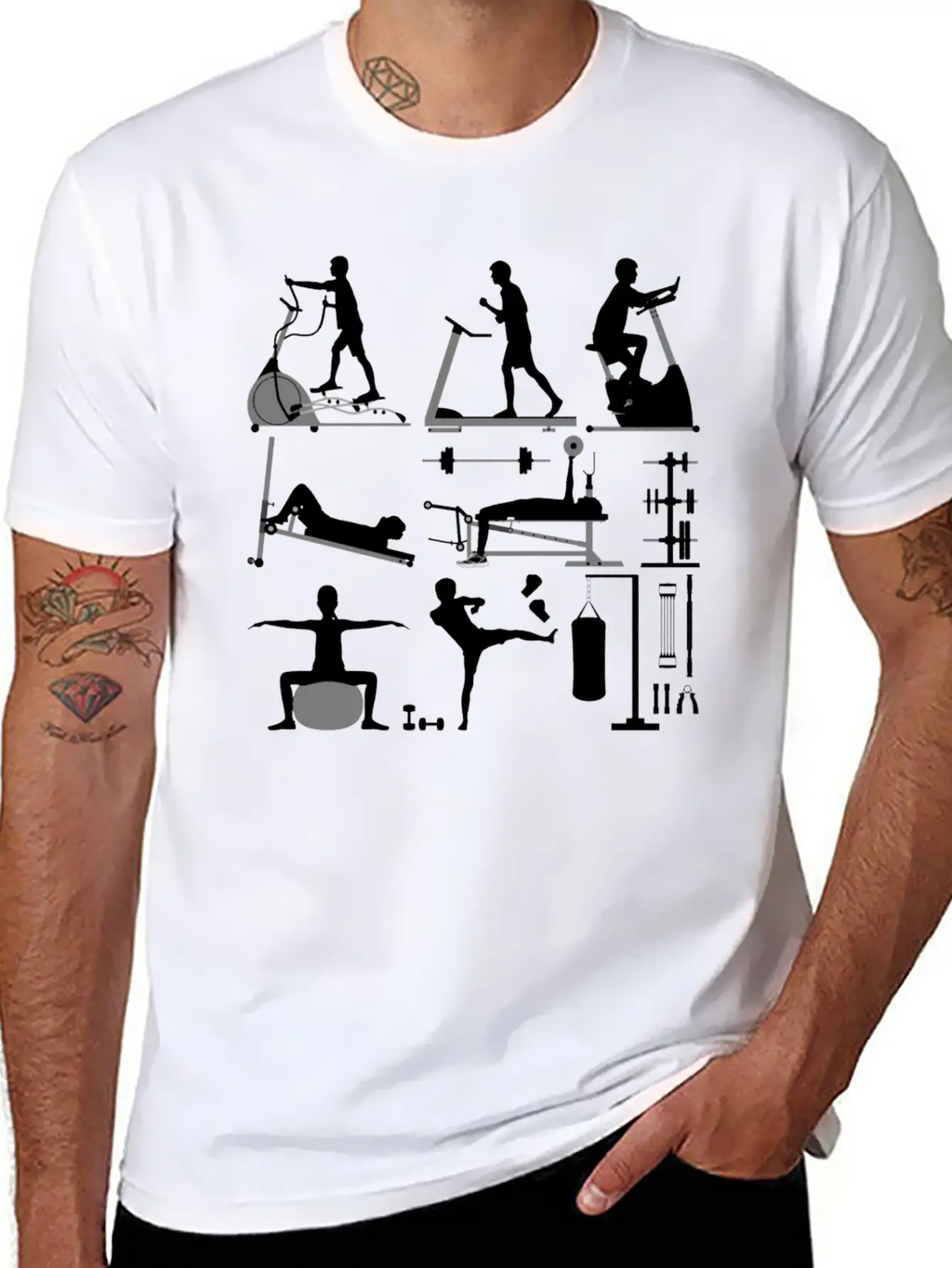 Gym Workout Exercise Stylish Everyday T-Shirt – Unisex Basic Cotton Tee