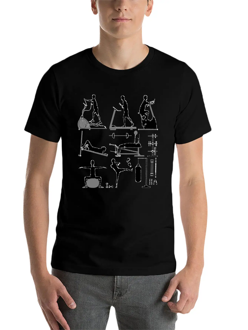 Gym Workout Exercise Stylish Everyday T-Shirt – Unisex Basic Cotton Tee