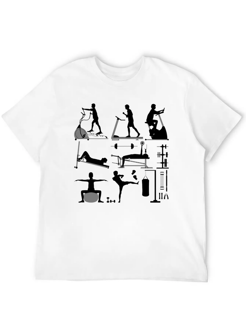 Gym Workout Exercise Stylish Everyday T-Shirt – Unisex Basic Cotton Tee