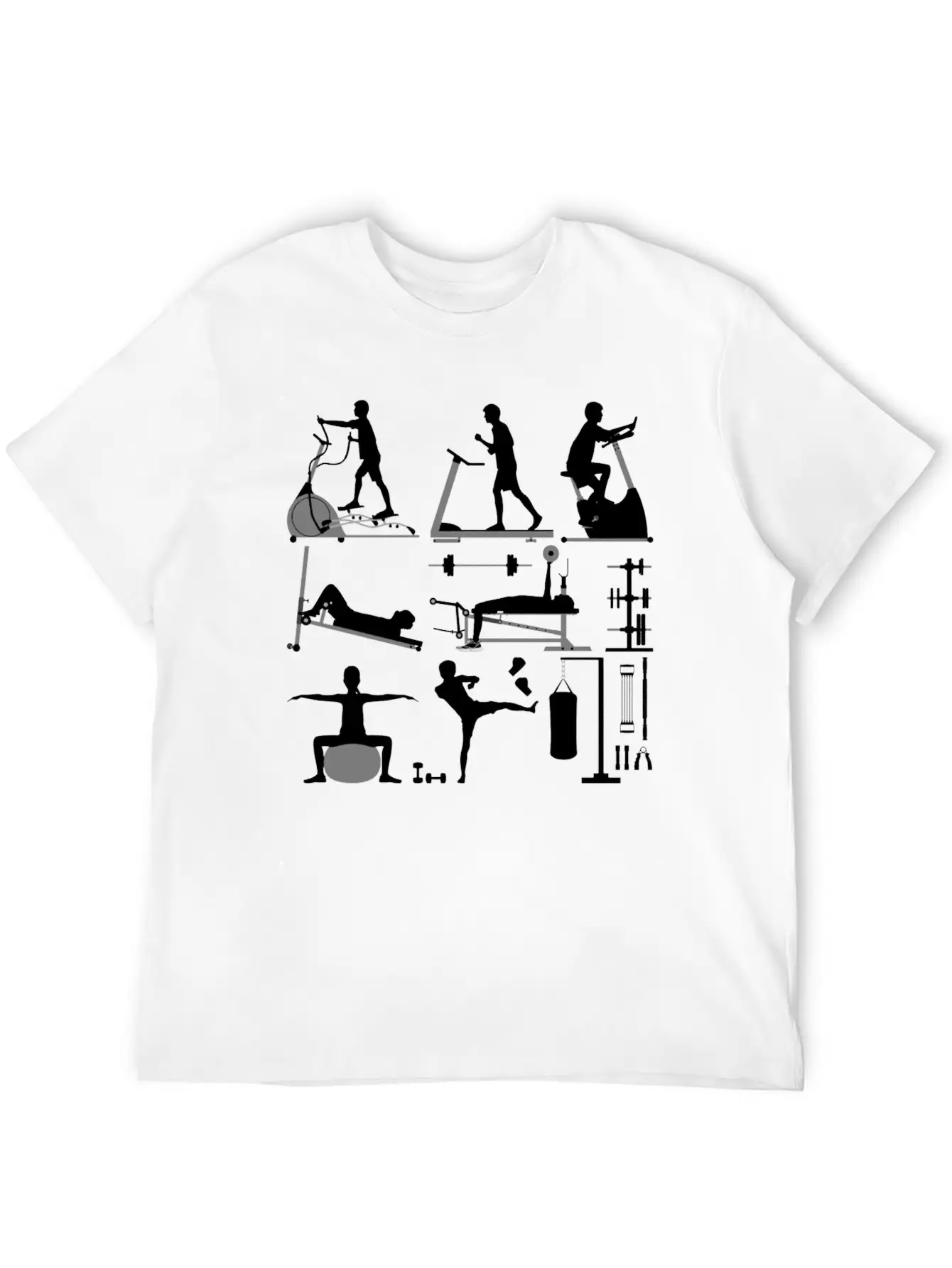 Gym Workout Exercise Stylish Everyday T-Shirt – Unisex Basic Cotton Tee