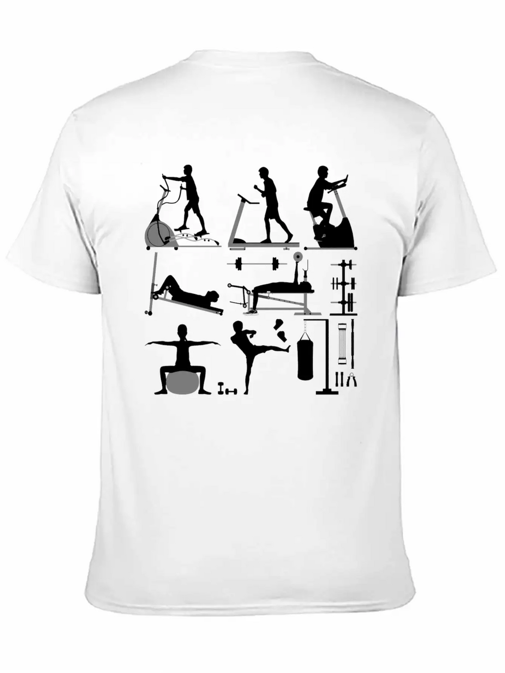 Gym Workout Exercise Stylish Everyday T-Shirt – Unisex Basic Cotton Tee