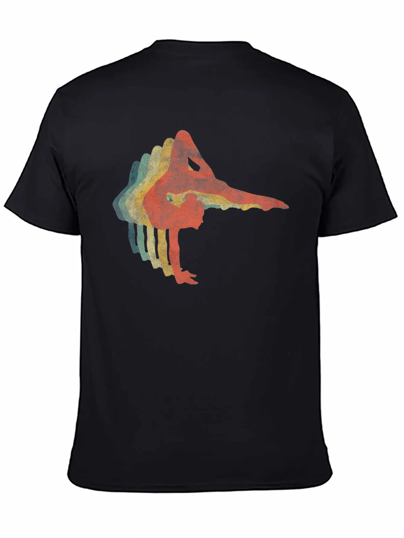 Gymnast Woman Retro Vintage Color Stylish Everyday T-Shirt – Unisex Basic Cotton Tee