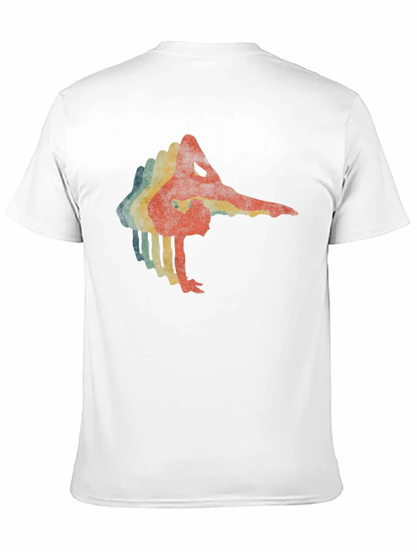 Gymnast Woman Retro Vintage Color Stylish Everyday T-Shirt – Unisex Basic Cotton Tee