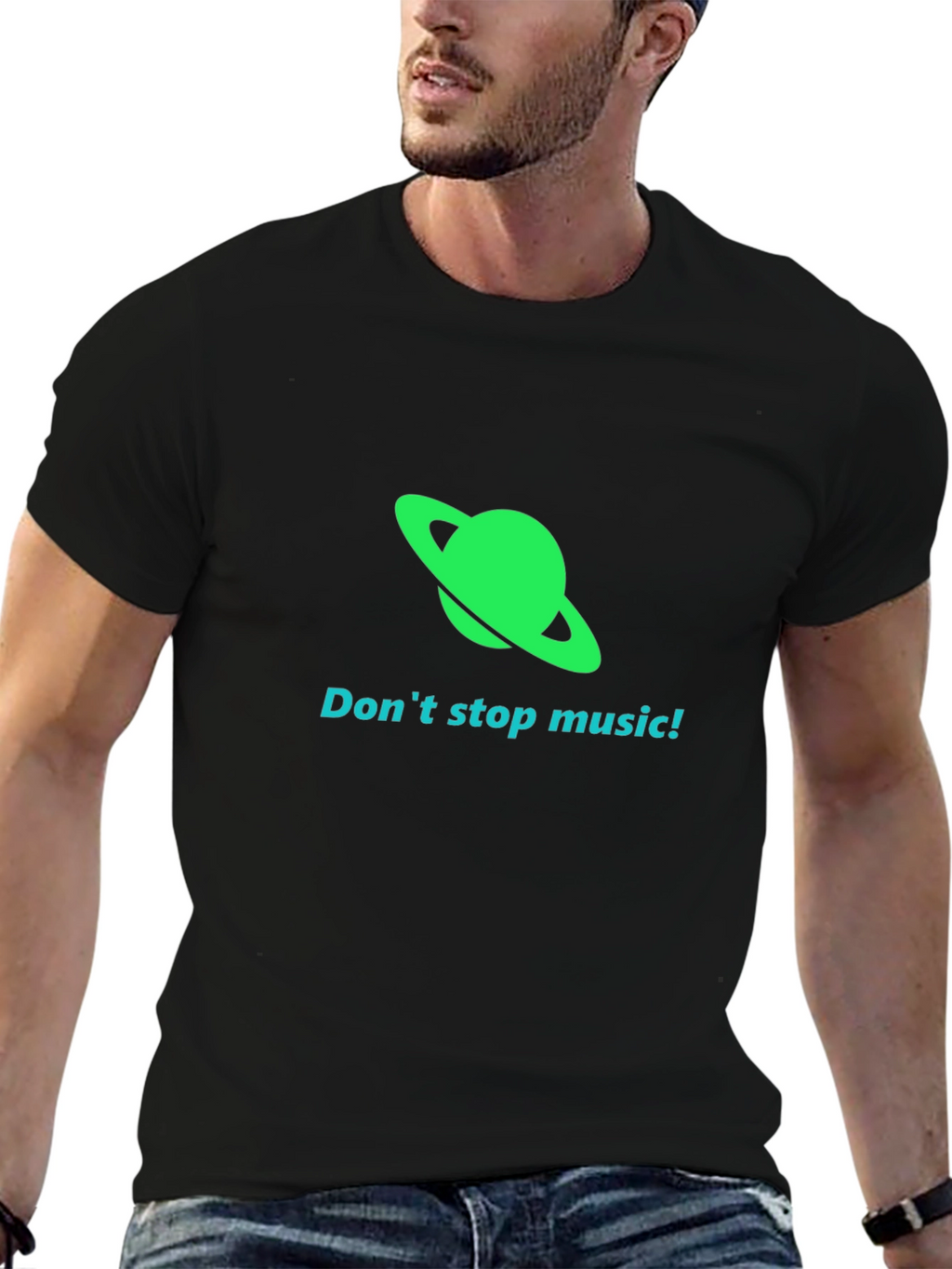 Dont Stop Music Graphic Tee