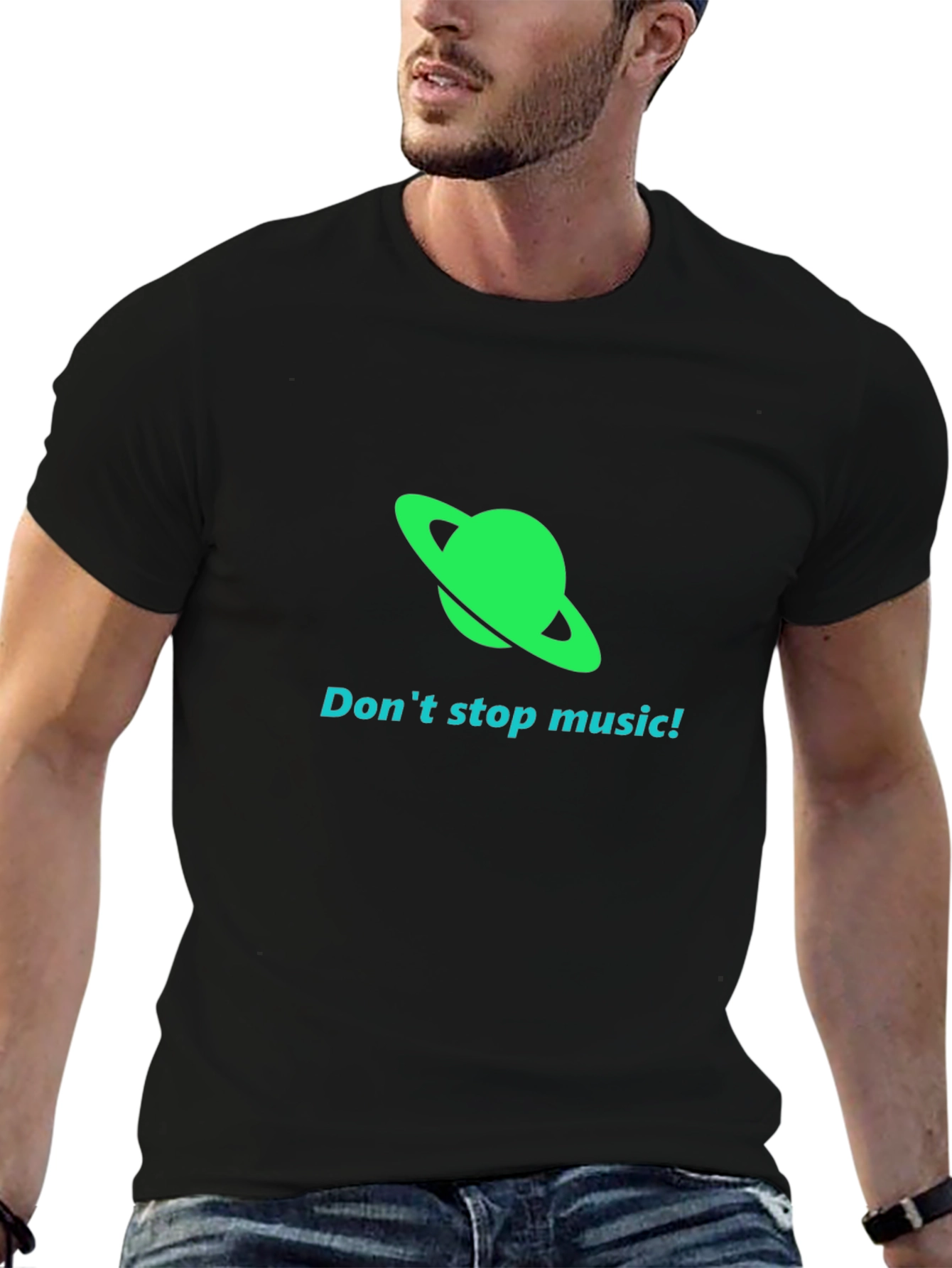 Dont Stop Music Graphic Tee