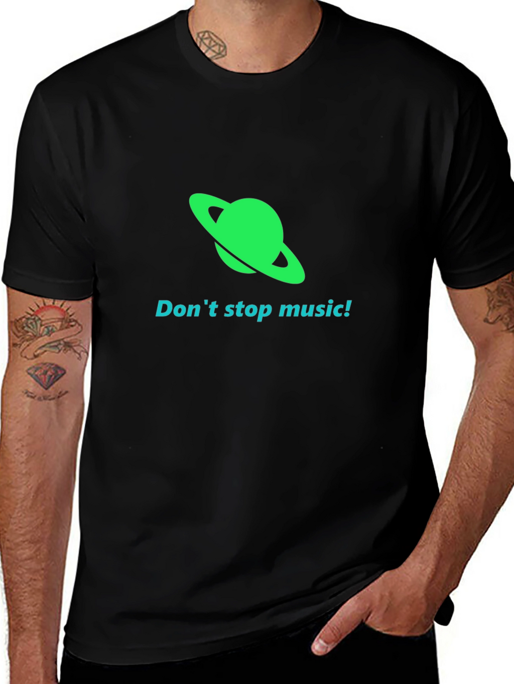 Dont Stop Music Graphic Tee