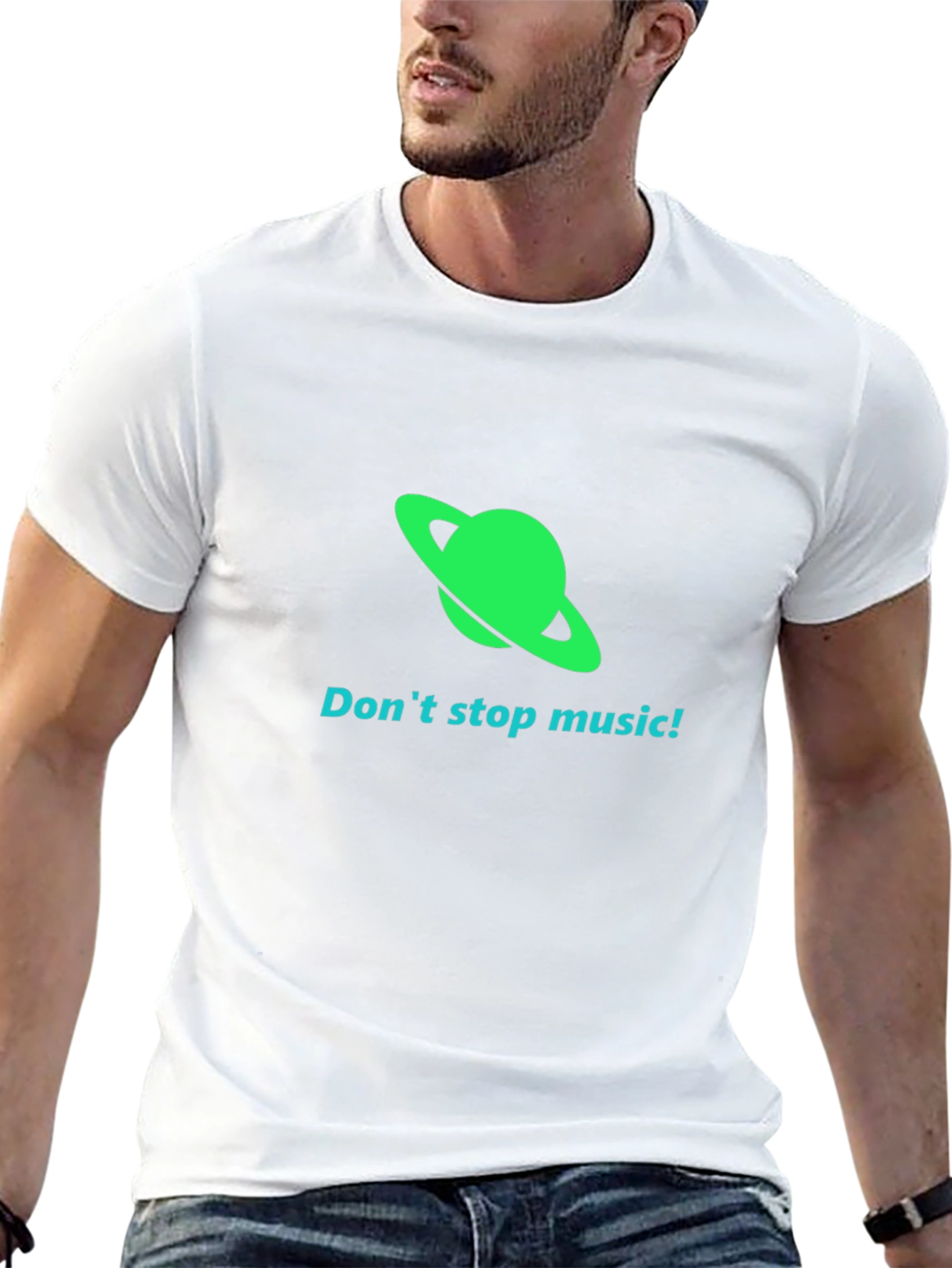 Dont Stop Music Graphic Tee