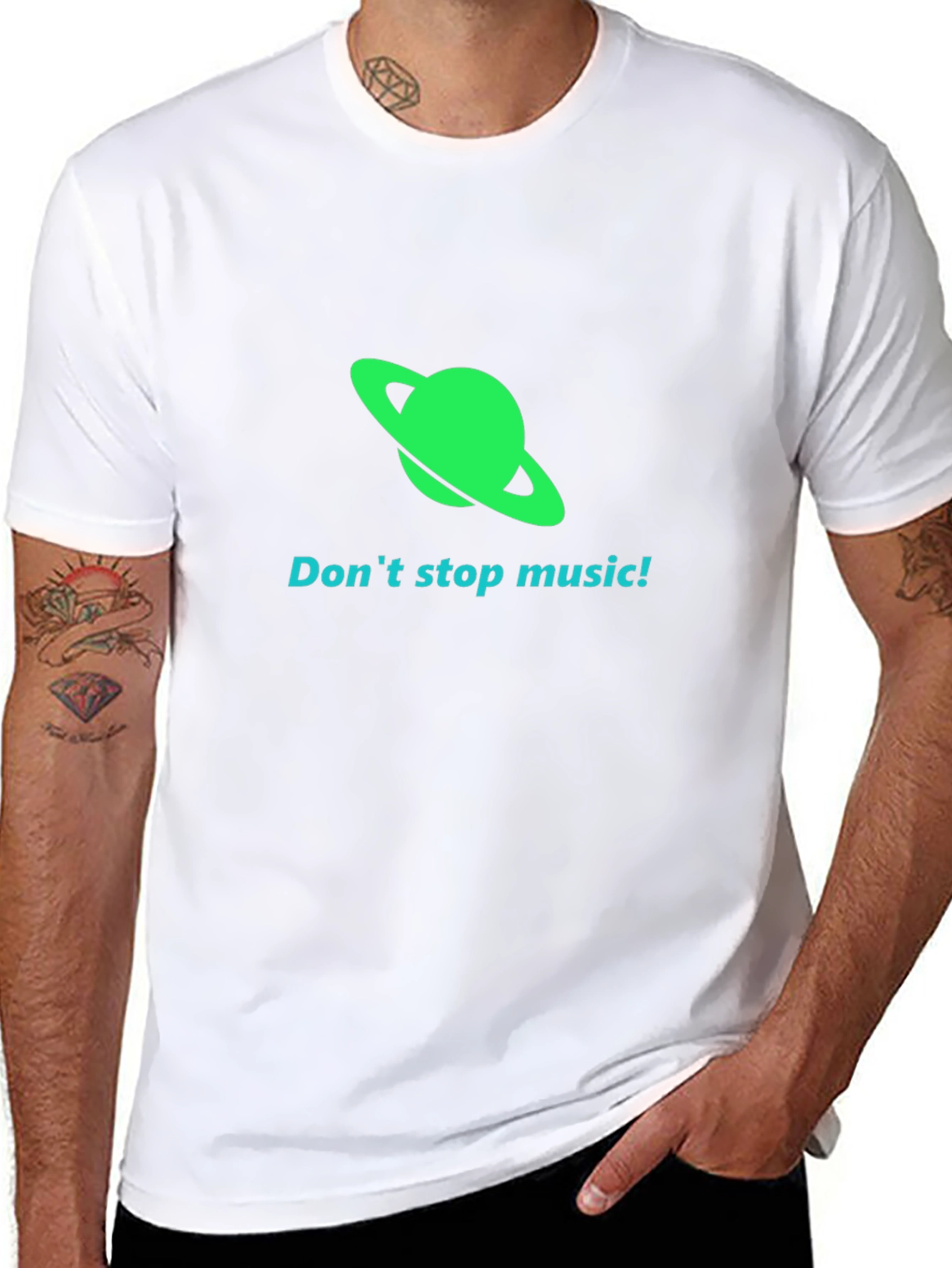 Dont Stop Music Graphic Tee