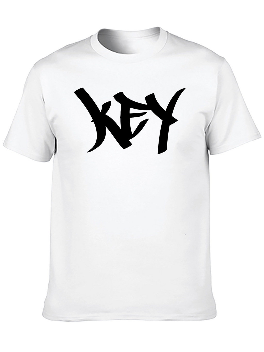 Black Graphic Tee - KEY Design