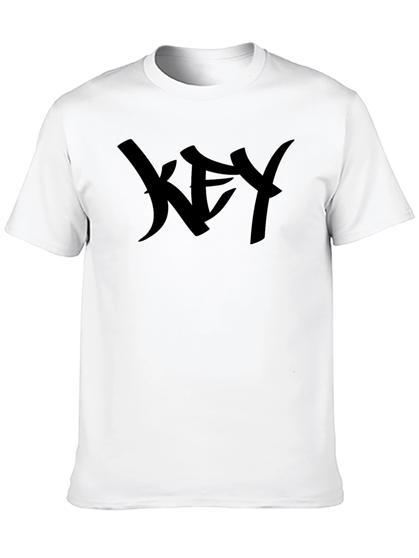 Black Graphic Tee - KEY Design