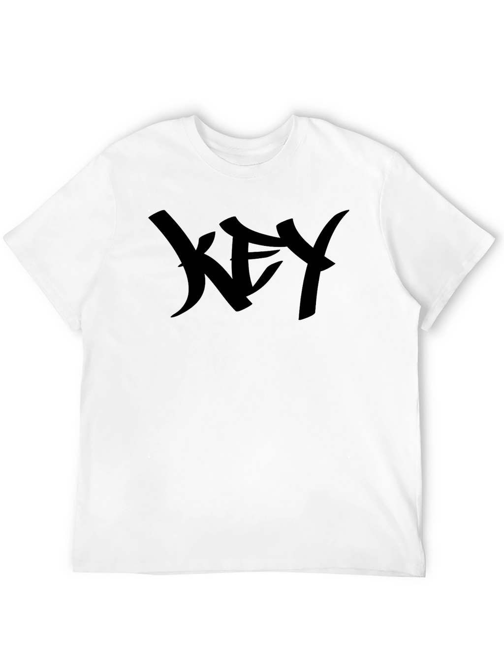 Black Graphic Tee - KEY Design