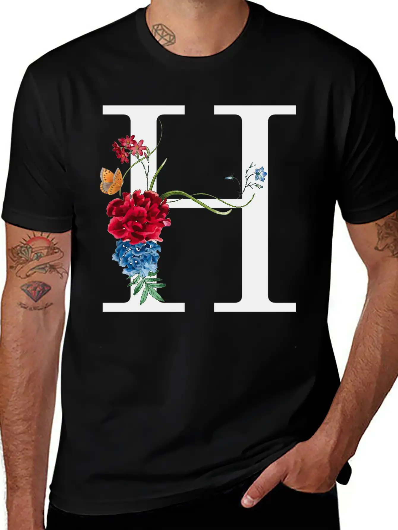 H Unisex Casual T-Shirt – Clean Design For Daily Comfort