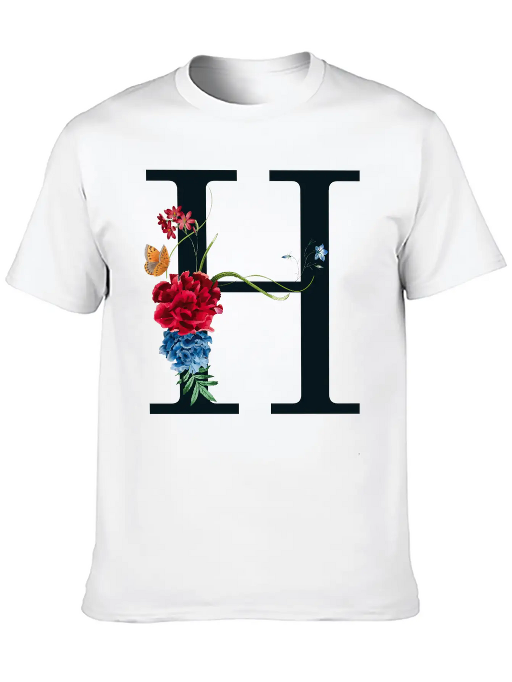 H Unisex Casual T-Shirt – Clean Design For Daily Comfort