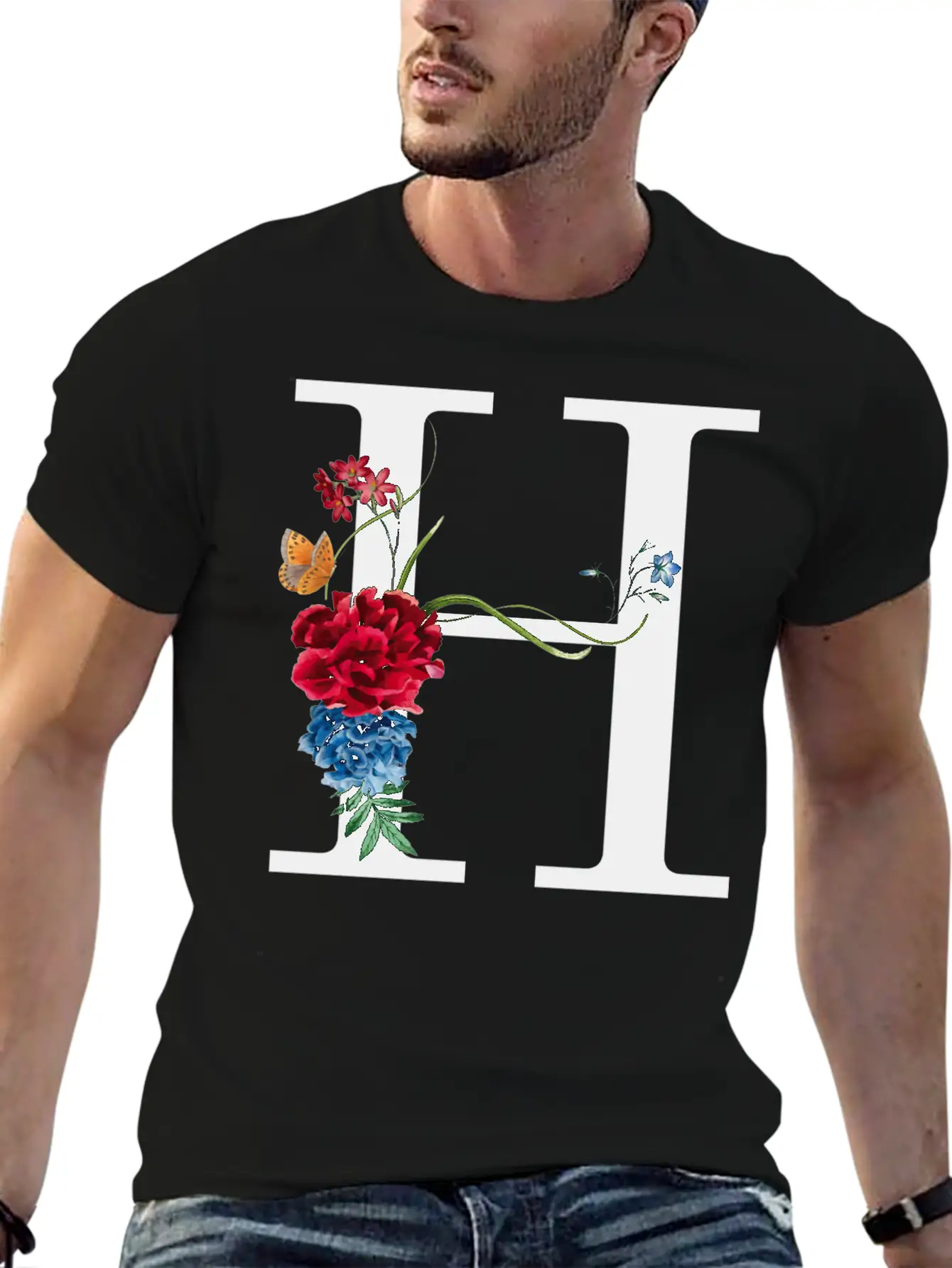 H Unisex Casual T-Shirt – Clean Design For Daily Comfort