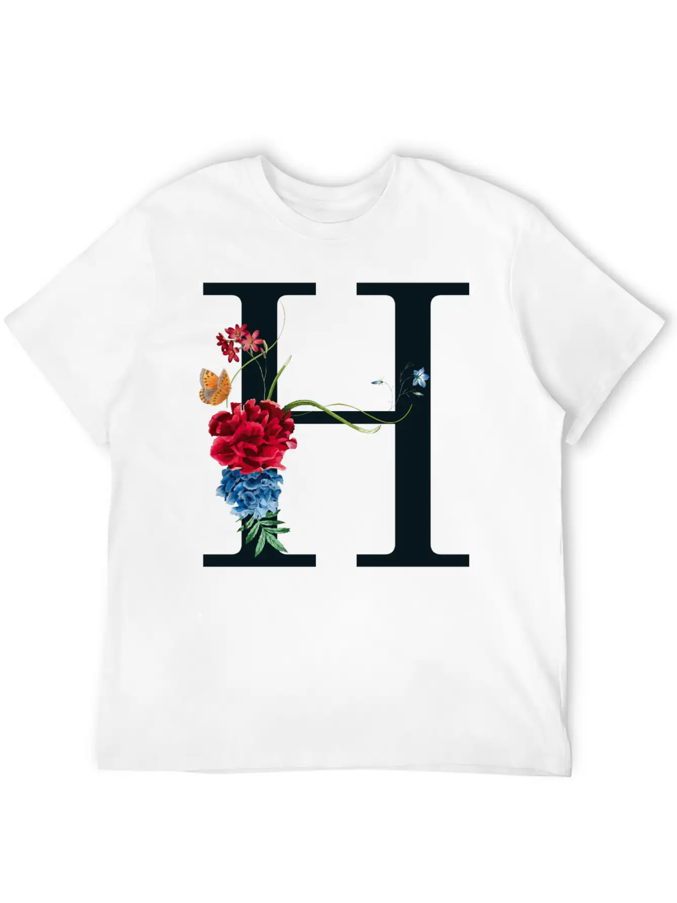H Unisex Casual T-Shirt – Clean Design For Daily Comfort