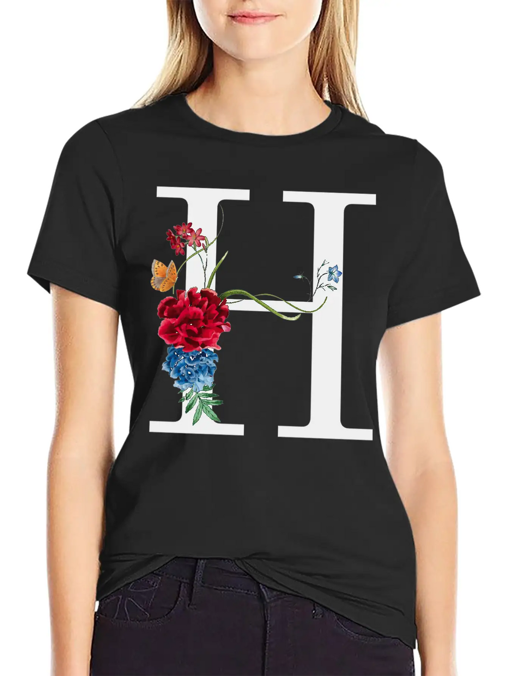 H Unisex Casual T-Shirt – Clean Design For Daily Comfort
