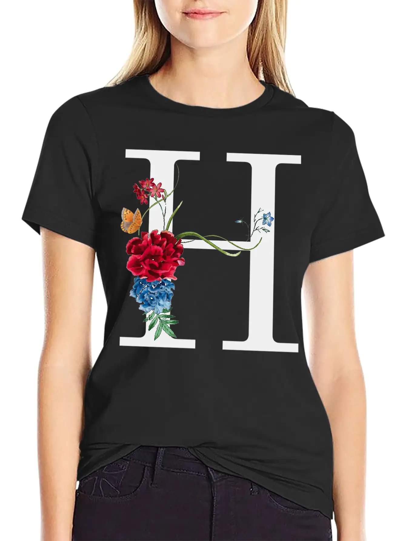 H Unisex Casual T-Shirt – Clean Design For Daily Comfort