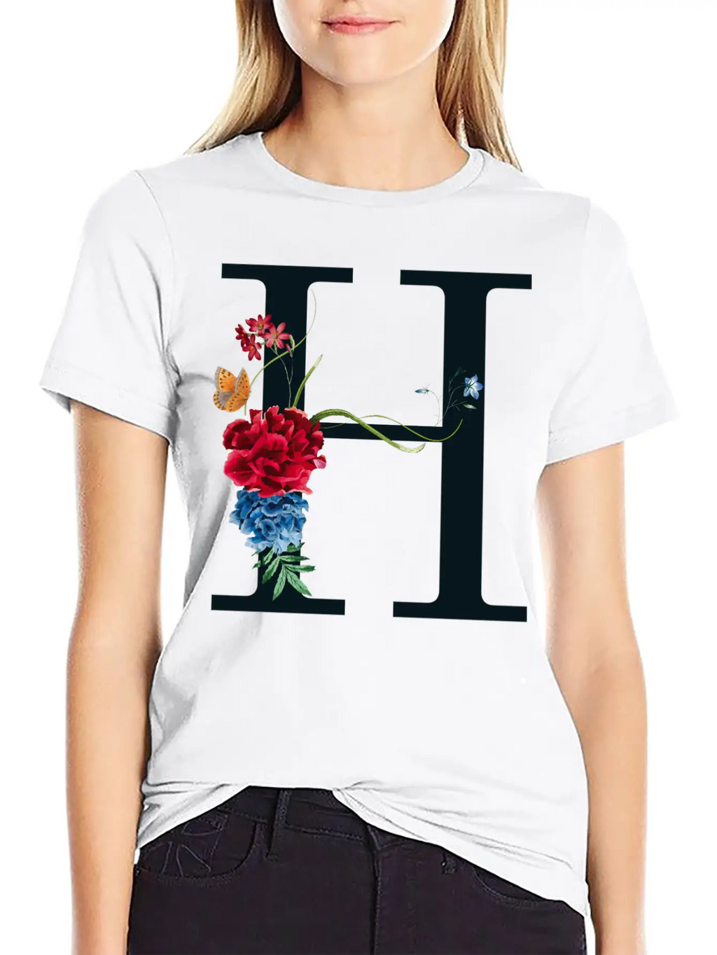 H Unisex Casual T-Shirt – Clean Design For Daily Comfort