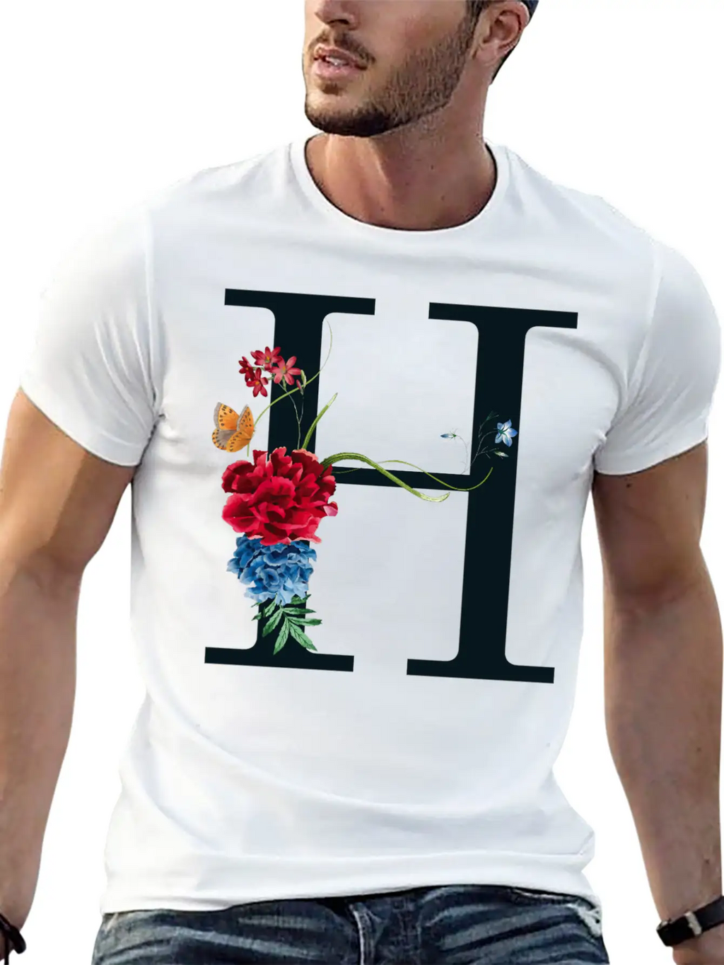 H Unisex Casual T-Shirt – Clean Design For Daily Comfort