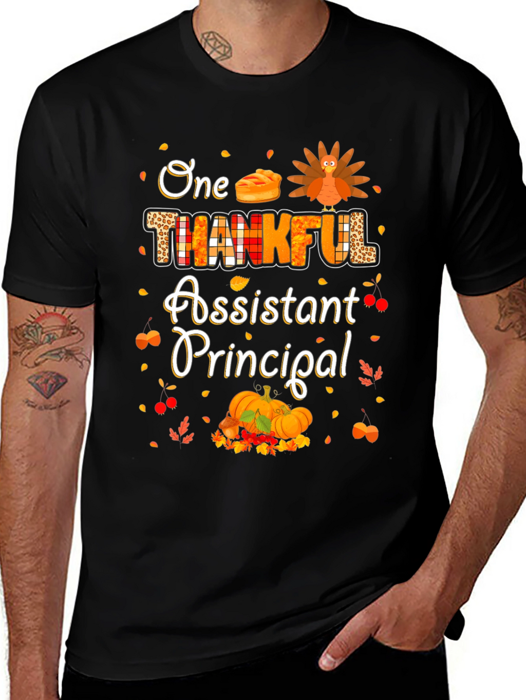 Thankful Assistant Principal Thanksgiving T-Shirt