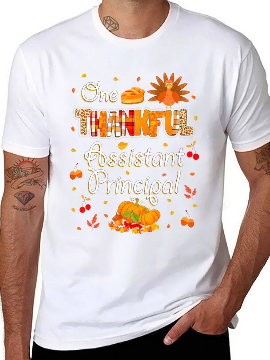 Thankful Assistant Principal Thanksgiving T-Shirt