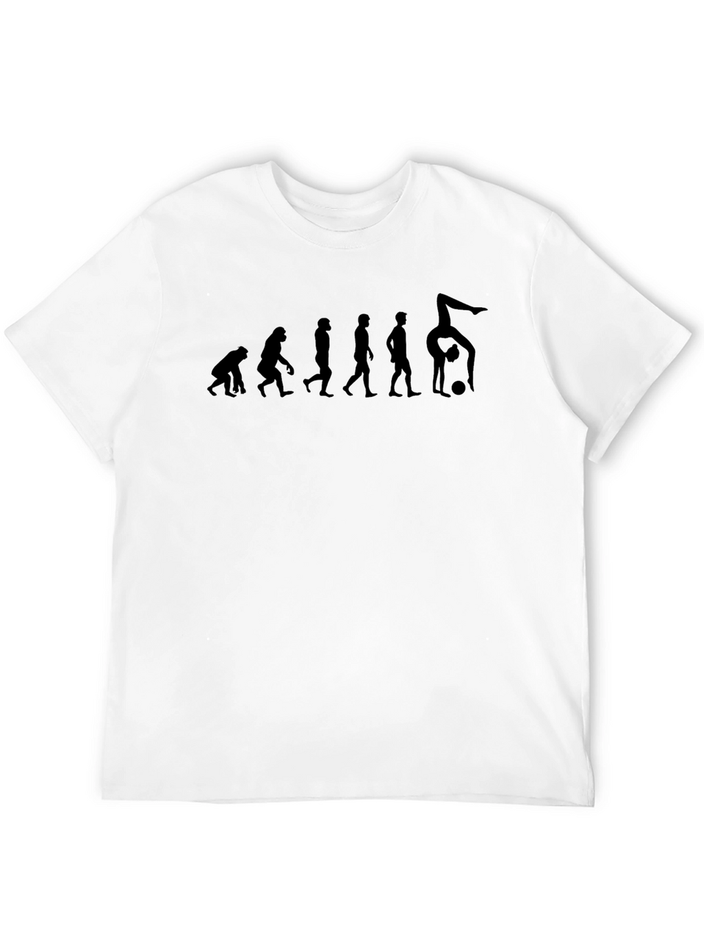 Evolution of Volleyball Black T-Shirt