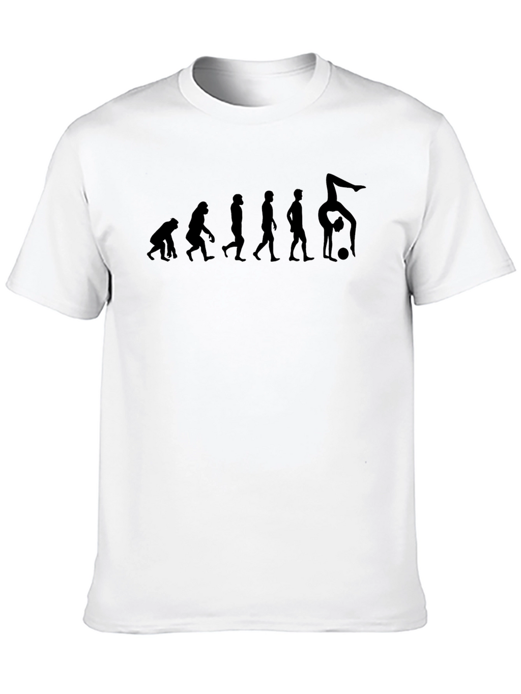 Evolution of Volleyball Black T-Shirt