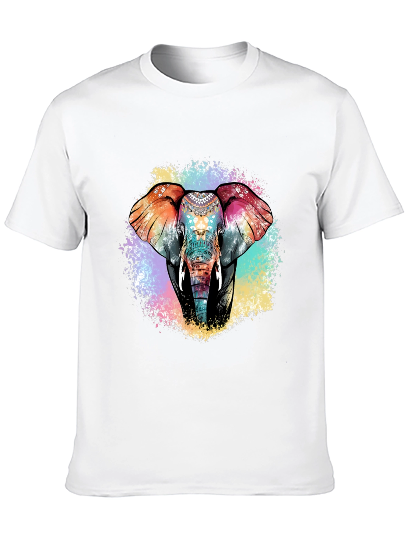 Elephant Graphic T-Shirt: Vibrant & Unique Design