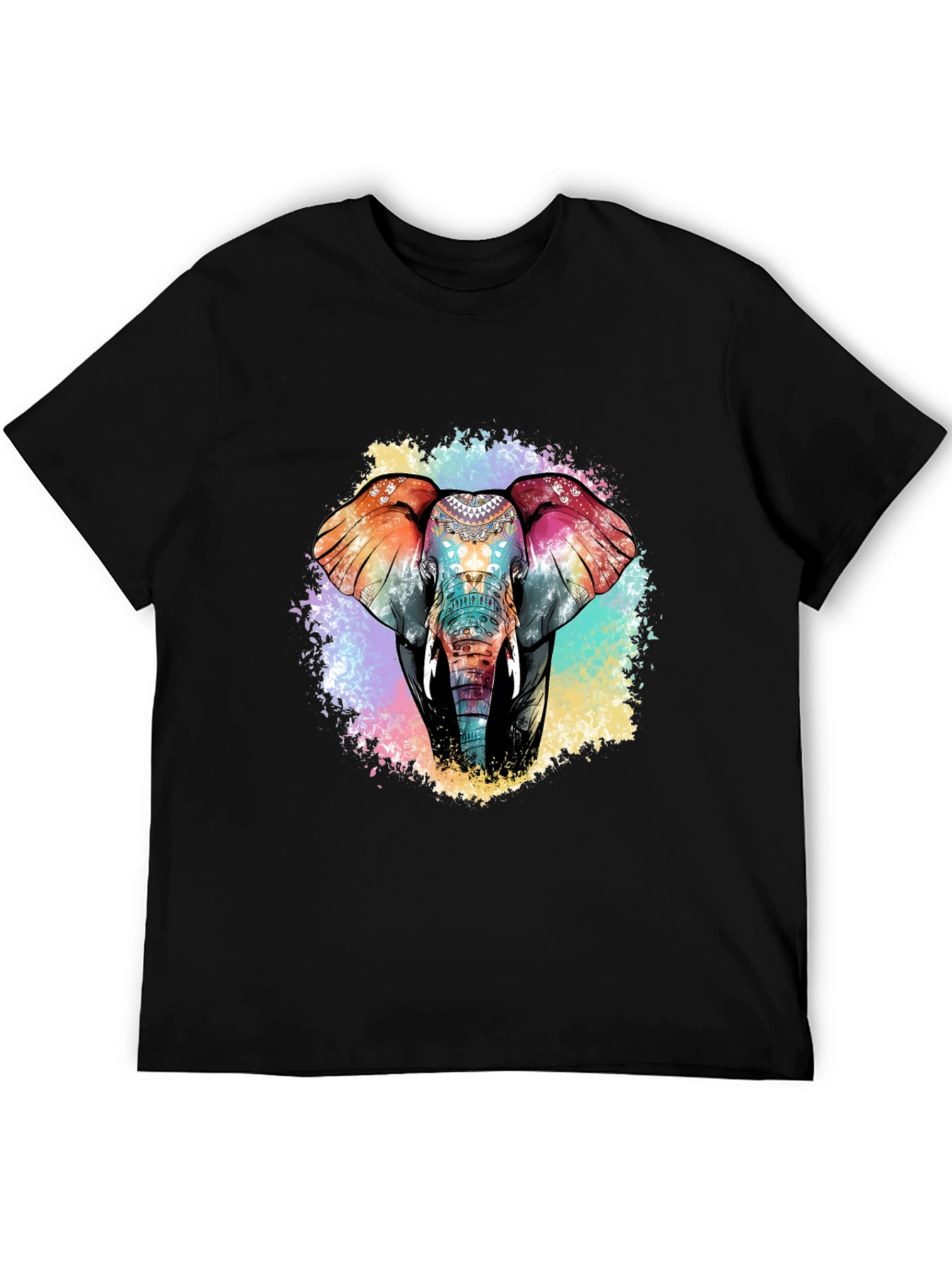 Elephant Graphic T-Shirt: Vibrant & Unique Design