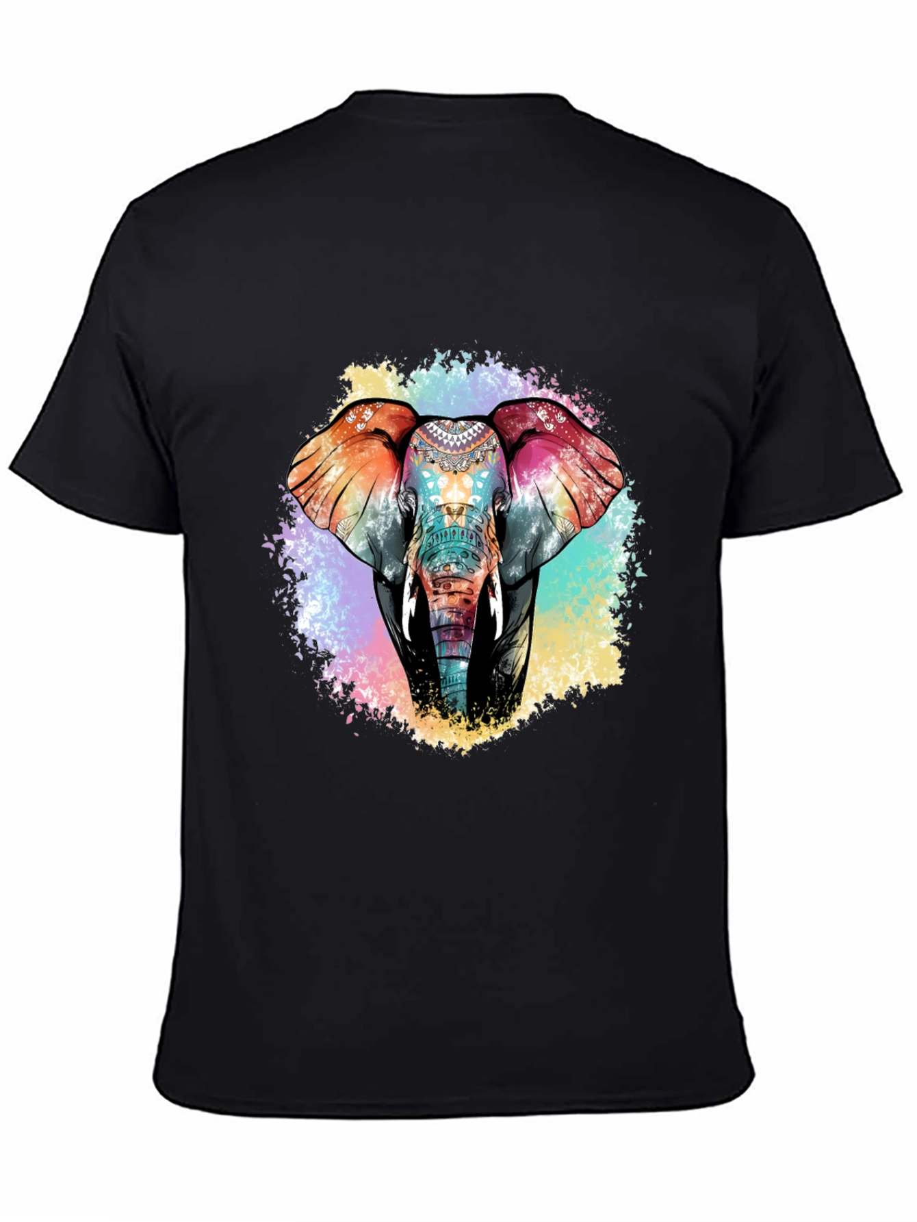 Elephant Graphic T-Shirt: Vibrant & Unique Design