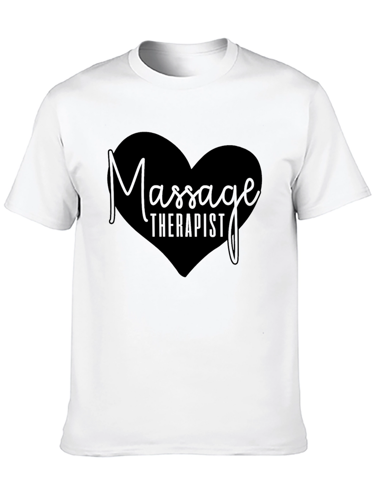 Massage Therapist Heart T-Shirt - Gift for Massage Therapists
