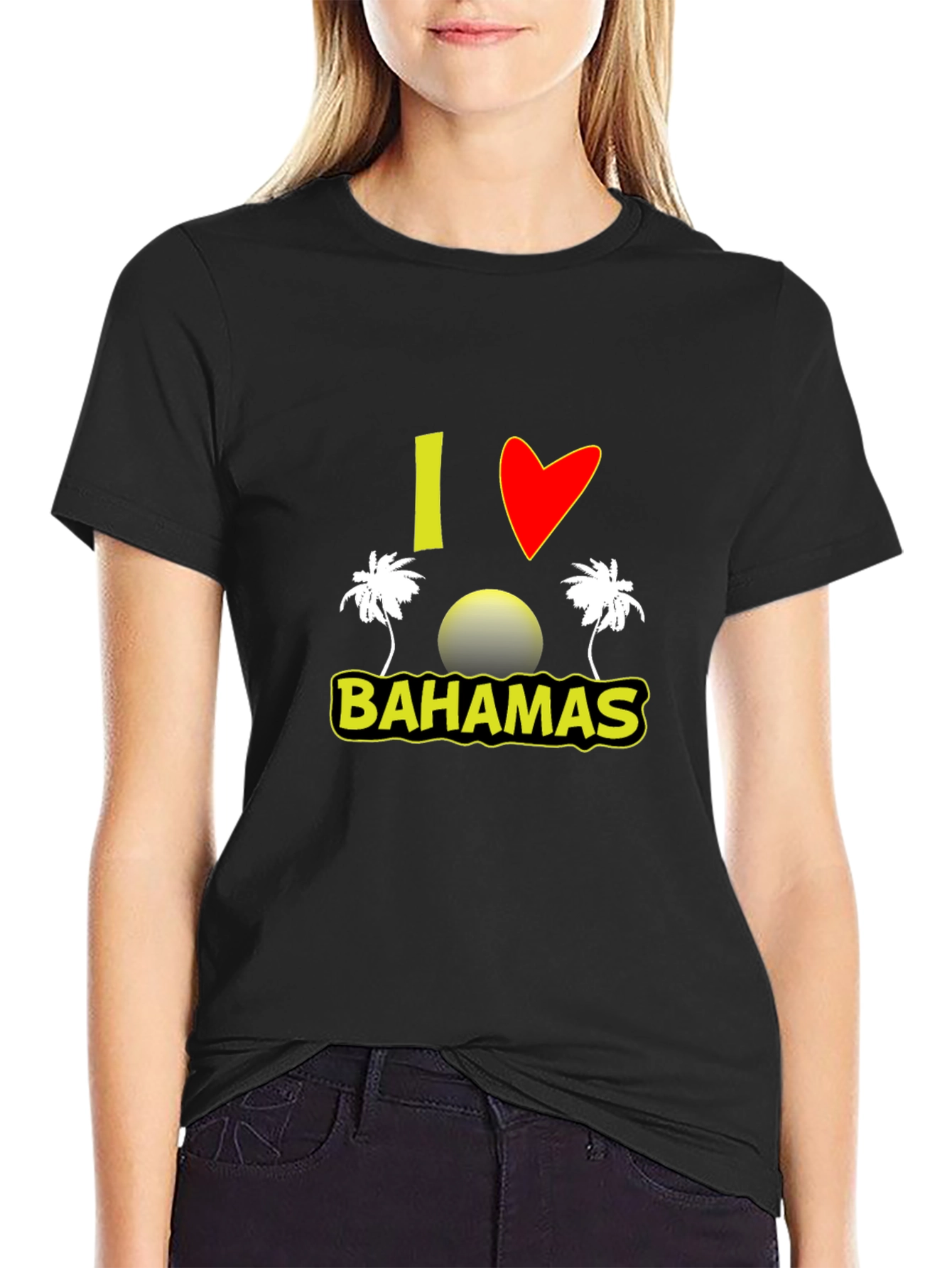 I Love Bahamas Graphic Tee